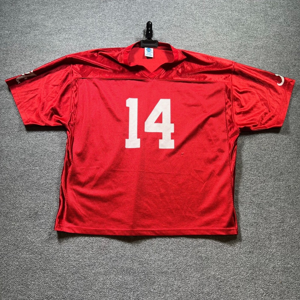 NCAA by Knights Apparel Alabama Crimson Tide #14 Football Jersey Mens 3XL Red